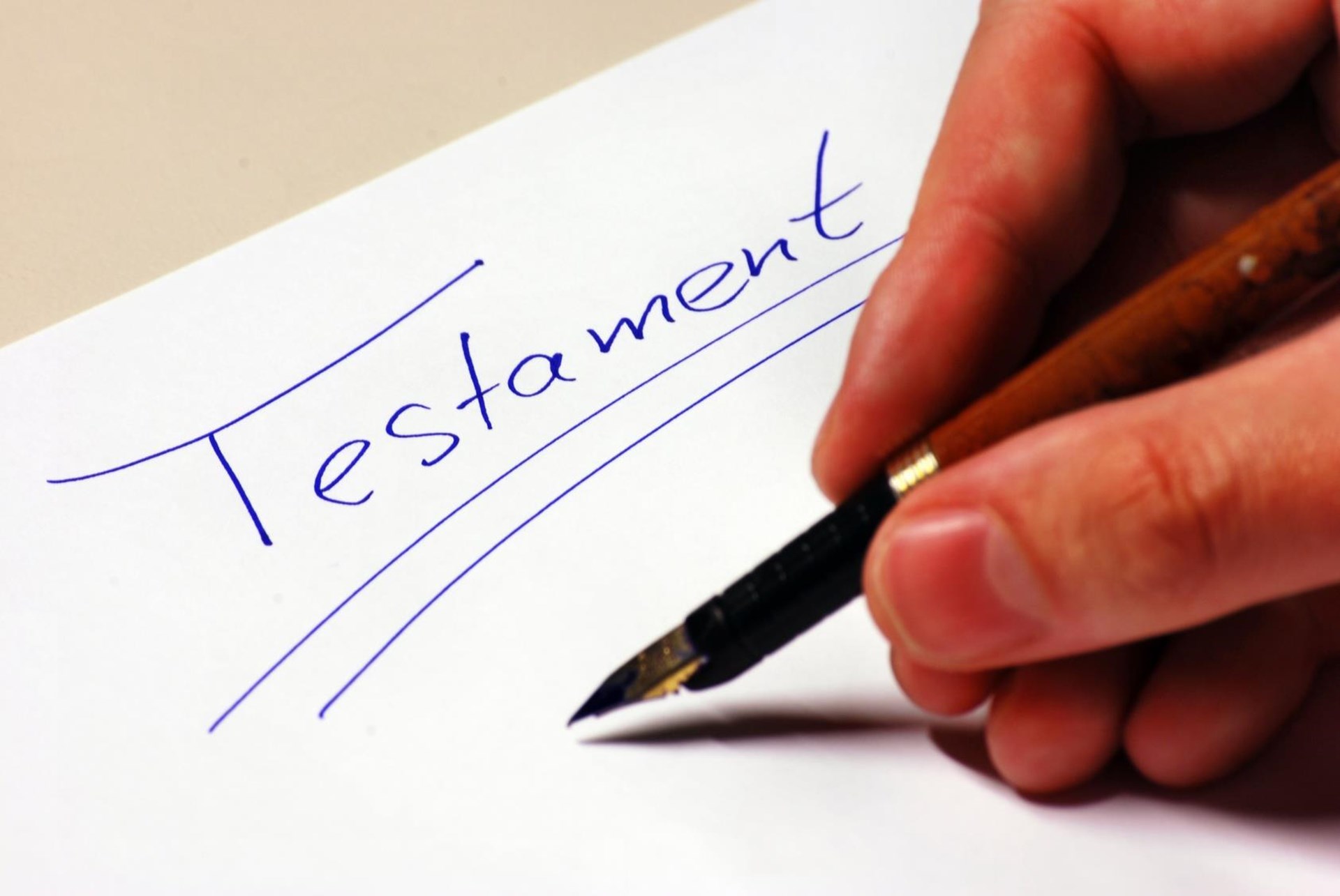 Testament verfassen